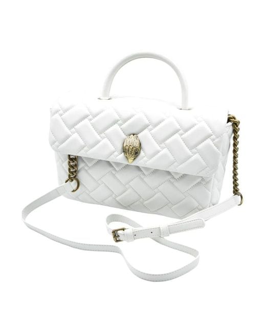 Kurt Geiger White Elegante Bone Handtasche