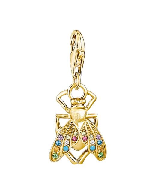 Thomas Sabo Crazy Fly Charm in het Metallic