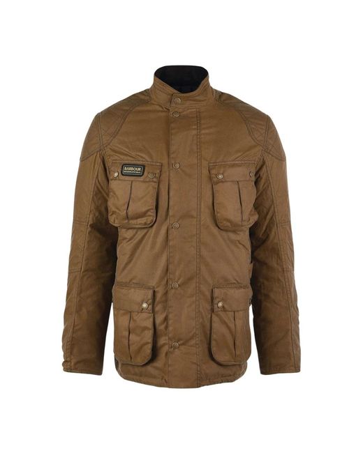 Barbour Jassen ,Bruin ,Katoen Winter Lockseam Wax Jas in het Green voor heren