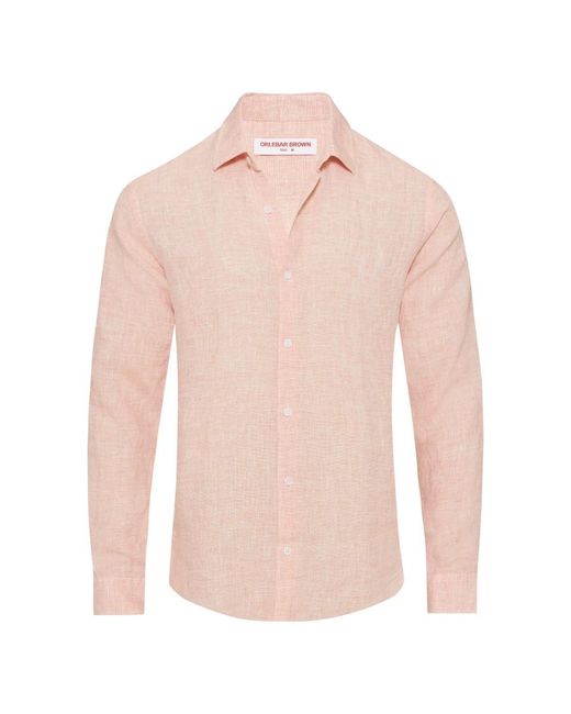 Orlebar Brown Pink Casual Shirts for men