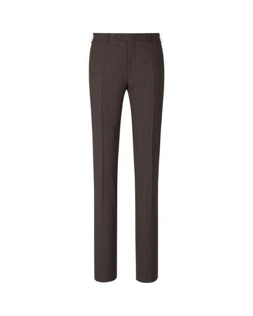 Canali Gray Suit Trousers for men