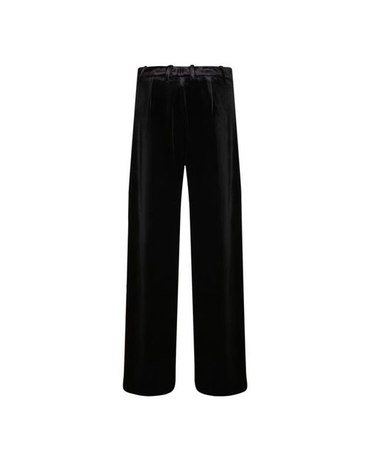 Blanca Vita Black Wide Trousers