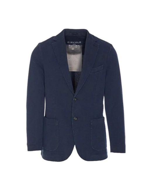 Circolo 1901 Blue Blazers for men