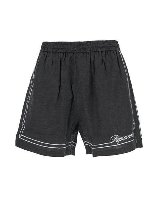 Represent Gray Casual Shorts for men