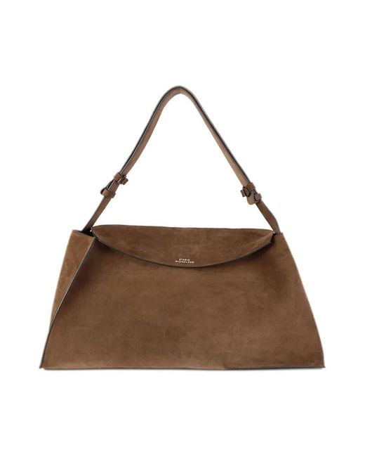 Studio Nicholson Brown Faltbare Schultertasche
