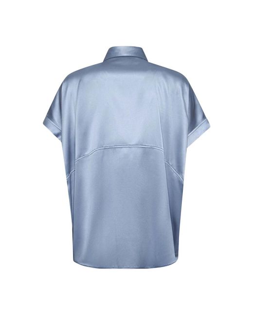 Blouses Brunello Cucinelli en coloris Blue