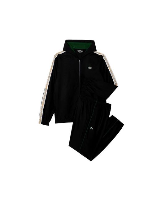 Training Sets di Lacoste in Black da Uomo