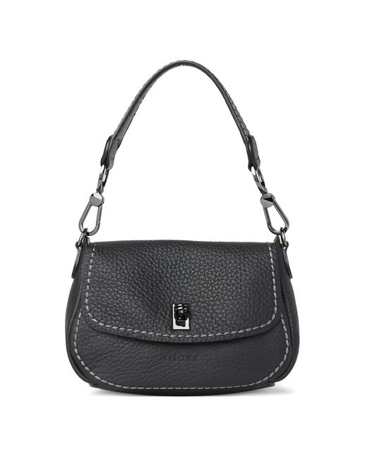 Plinio Visona' Black Shoulder Bags