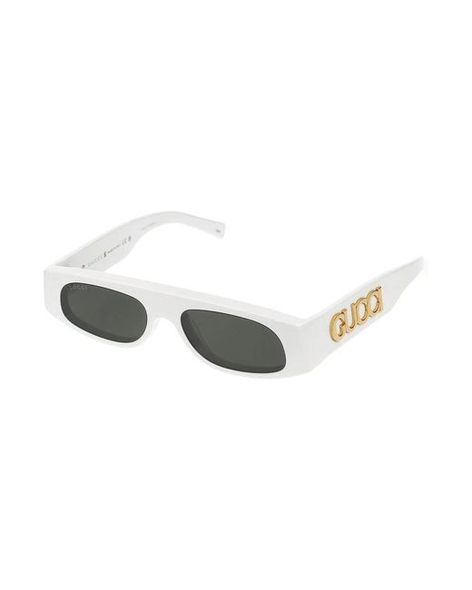 Gucci White Sunglasses