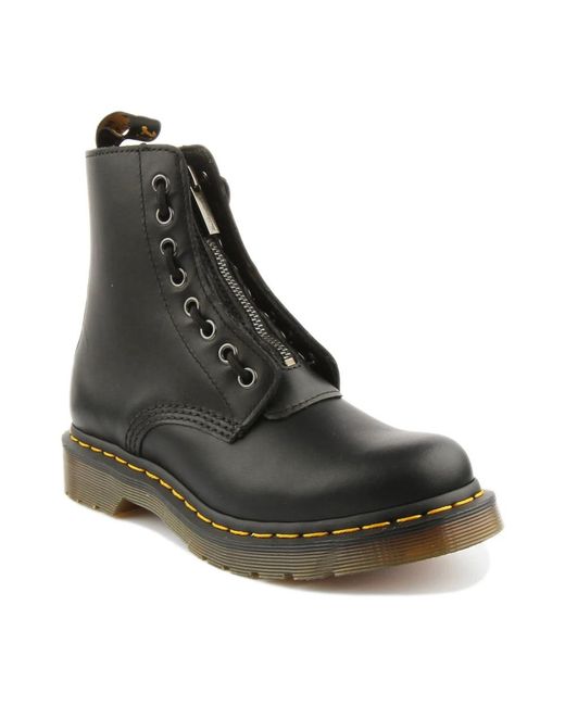Dr. Martens Black Pascal Schnürstiefel