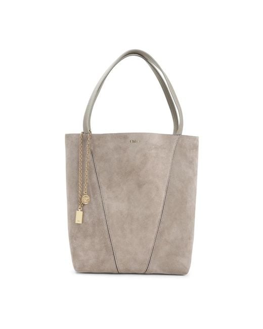 Chloé Gray Tote Bags