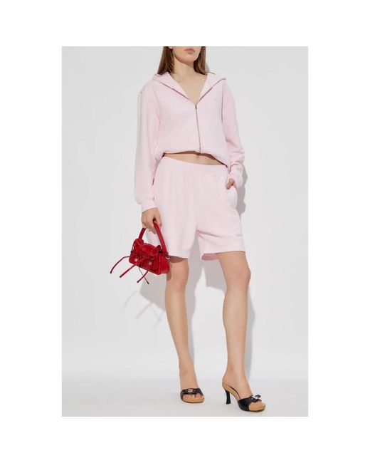 Acne Purple Casual Shorts