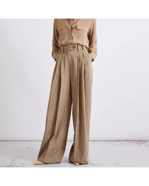 Marella Natural Wide Trousers