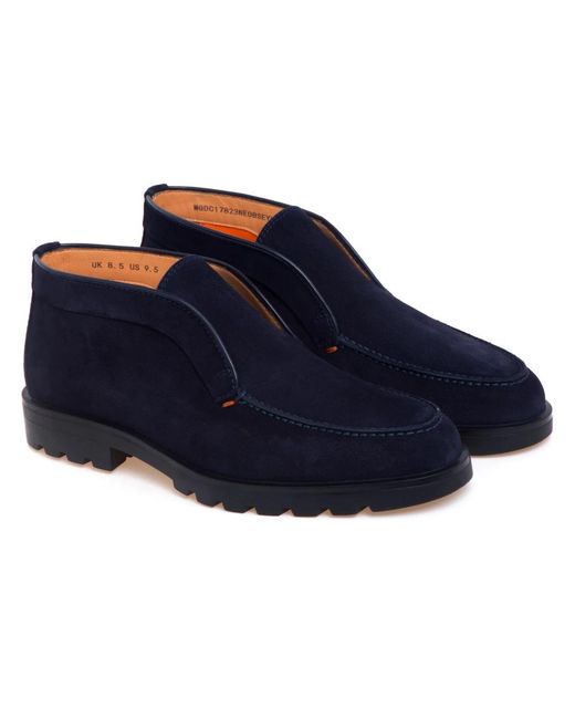 Santoni Desert Boot in Blue für Herren