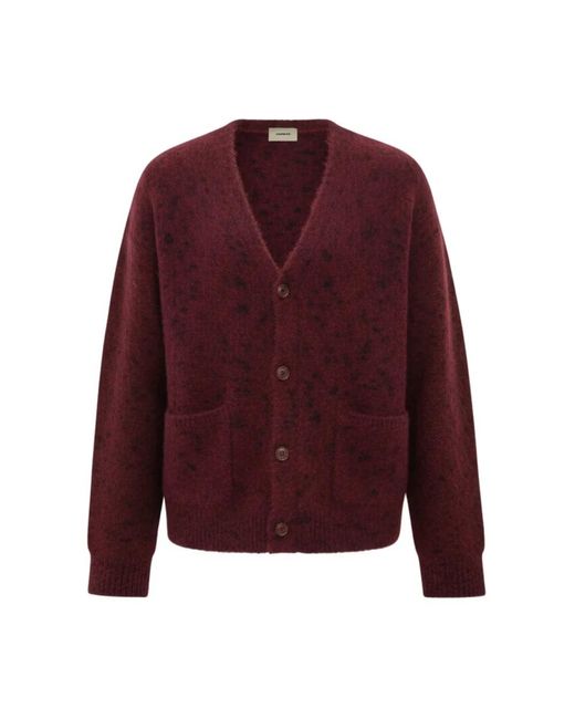 A PAPER KID Truien & Vesten ,Bruin ,Cardigans in het Purple voor heren