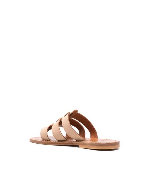 K. Jacques Pink Sliders