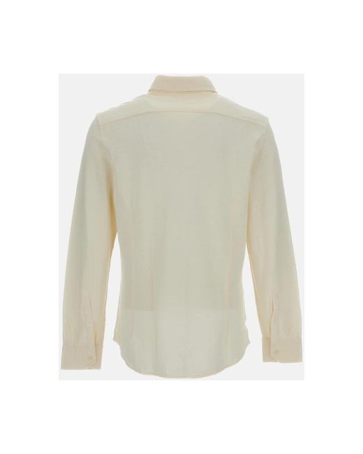 Drumohr White Casual Shirts for men