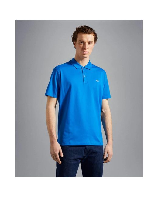 Paul & Shark Blue Polo Shirts for men
