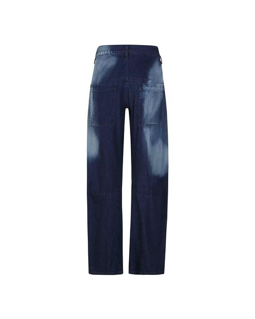 Straight Jeans Yohji Yamamoto en coloris Blue