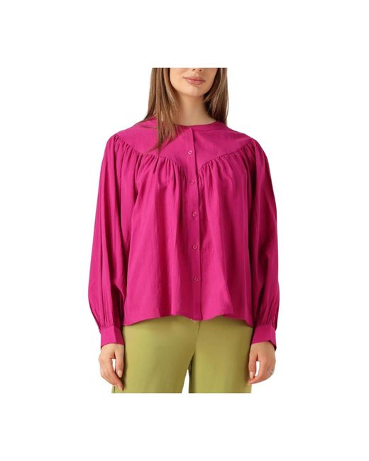 Ydence Overhemden ,Roze ,Fuchsia Blouse Hester in het Red