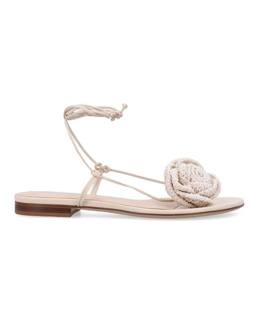Magda Butrym White Flat Sandals