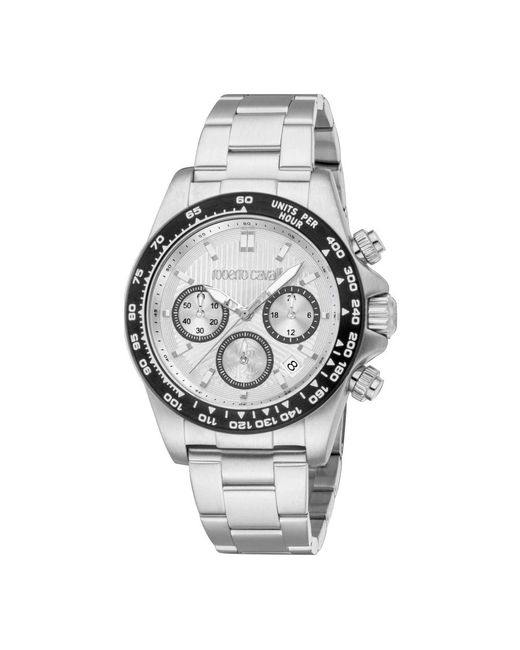 Roberto Cavalli Metallic Watches for men