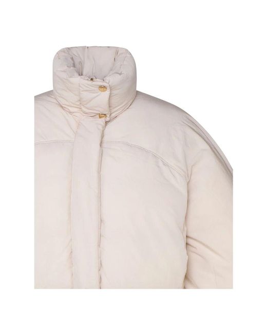 Jacquemus Natural Beiger Gesteppter Daunenmantel