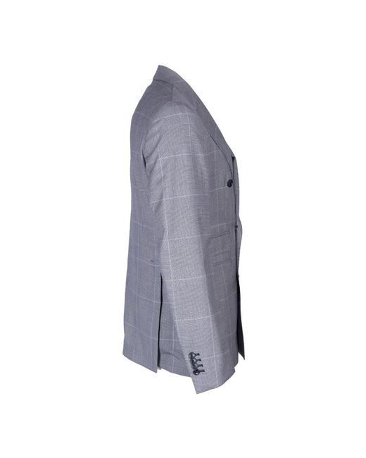 Tagliatore Vesuvio Double-Breasted Pak in het Blue voor heren