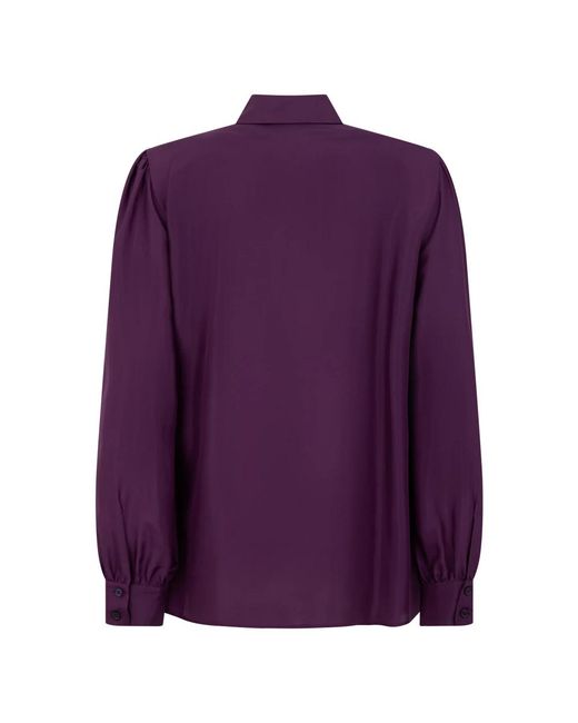 Alberta Ferretti Purple Shirts