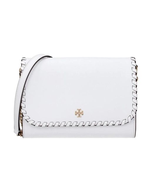 Tory Burch White Cross Body Bags
