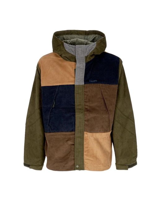 Huf Green Winter Jackets for men