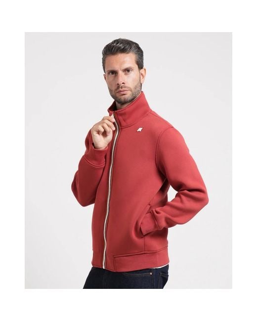 Zip-Throughs K-Way de hombre de color Red