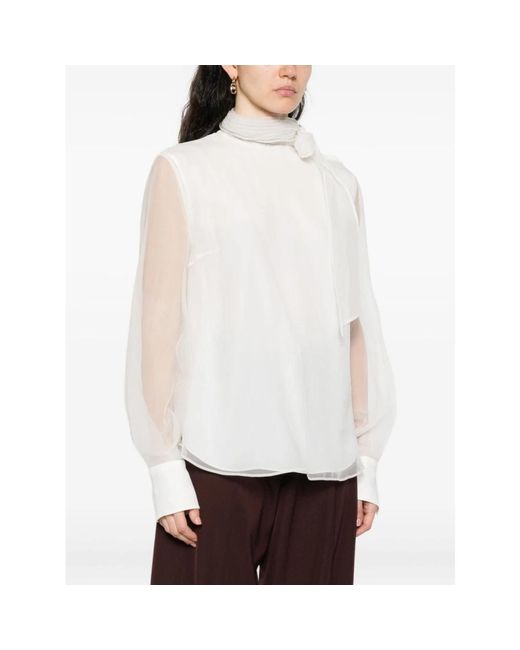 Brunello Cucinelli Blouses in het White