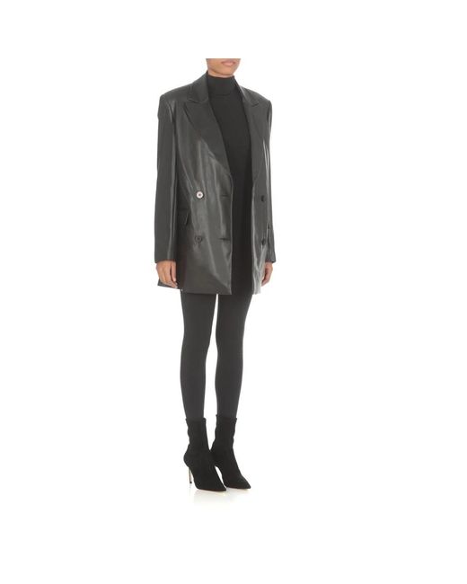 Wolford Tops ,Zwart ,Katoen Zwarte Katoenen Top Met Hoge Nek in het Black