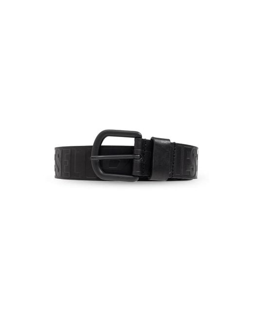 DIESEL Black Belts for men
