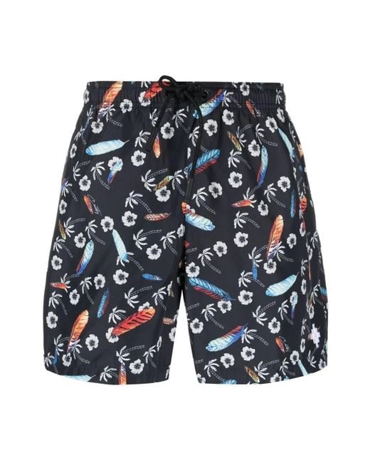 Marcelo Burlon Blue Beachwear for men