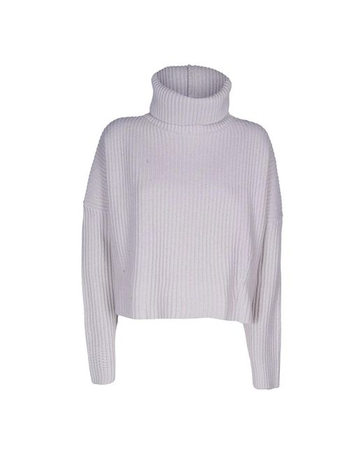 Roberto Collina Gray Turtlenecks