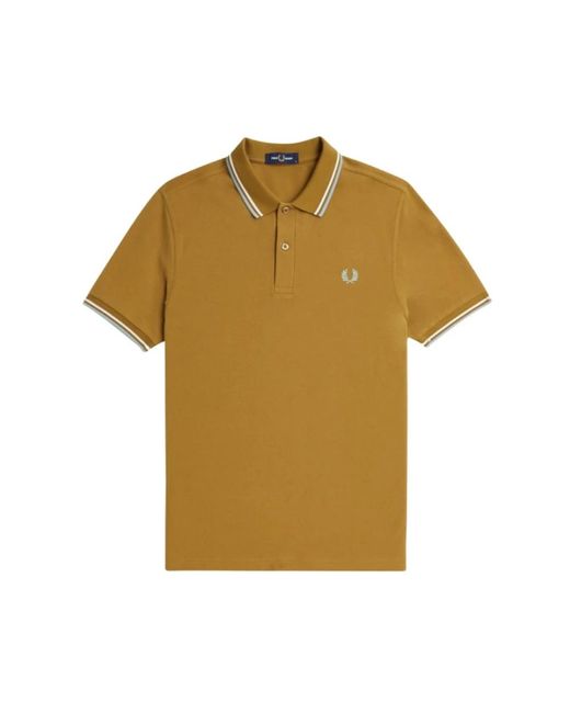 Fred Perry Yellow Polo Shirts for men