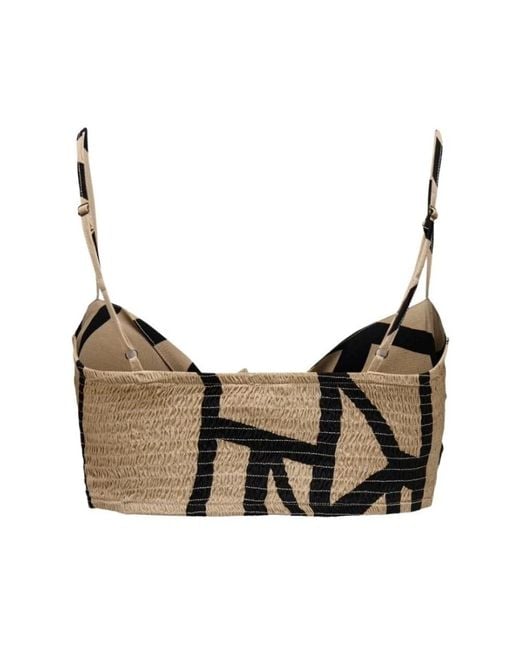 ONLY Brown Sleeveless Tops