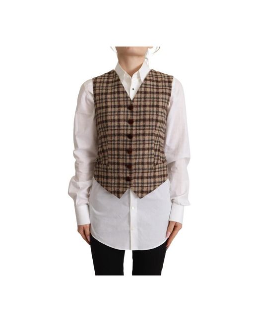 Dolce & Gabbana Vests in het Brown