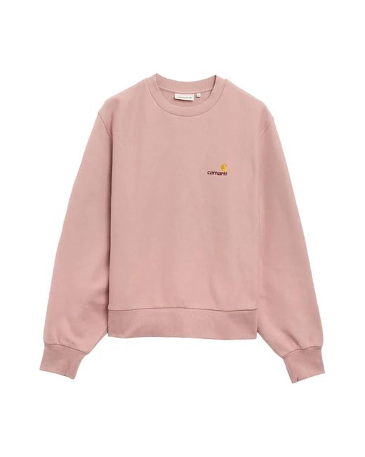 Carhartt Pink American script sweatshirt