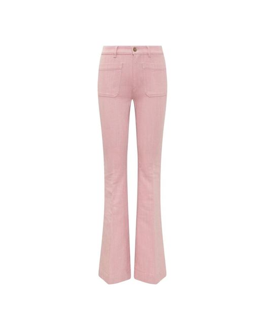 Seafarer Pink Klassische denim jeans mit taschen
