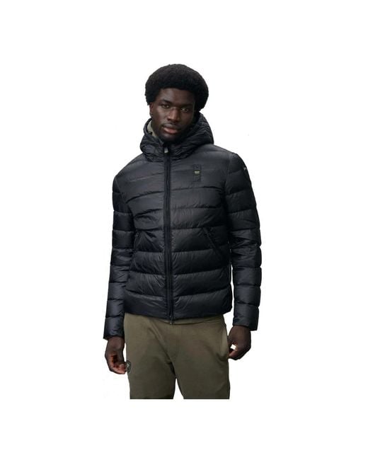 Blauer Jassen ,Zwart ,Stijlvolle Jas Voor Mannen in het Black voor heren