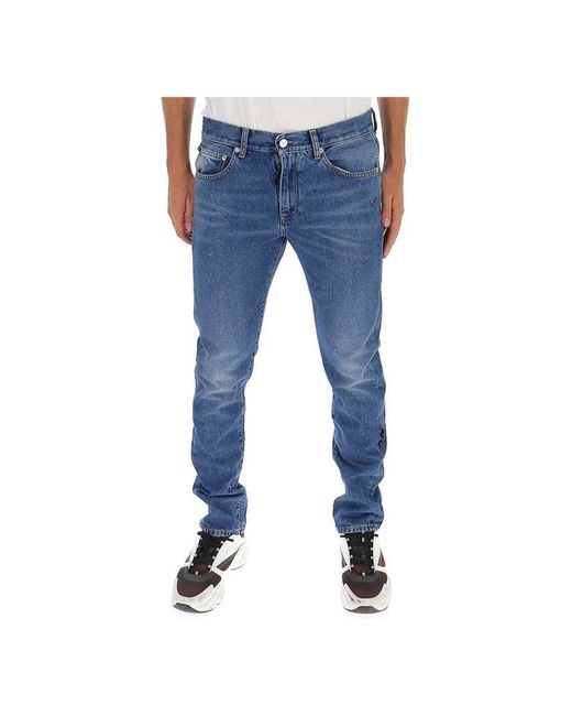 Off-White c/o Virgil Abloh Blue Slim-Fit Jeans for men