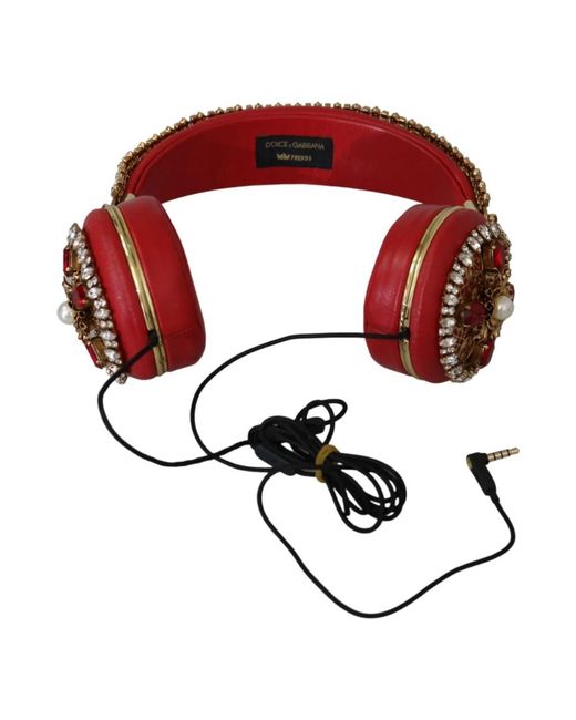 Dolce & Gabbana Red Headphones