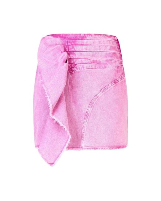 Falda de algodón edvige rosa IRO de color Pink
