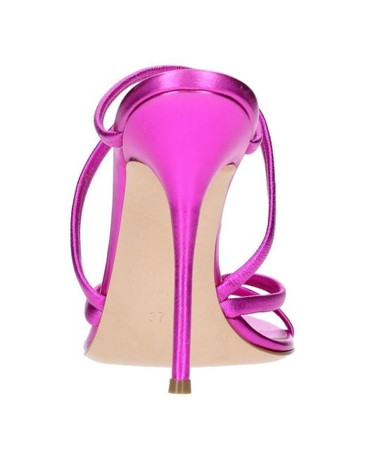 Casadei Pink Heeled Mules
