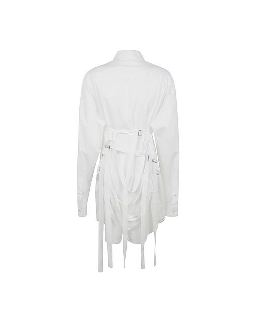 Ann Demeulemeester White Shirt Dresses
