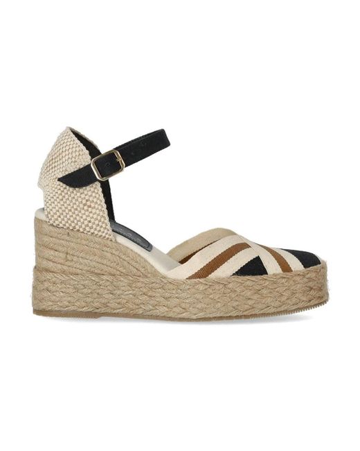 Paloma Barceló Metallic Wedges