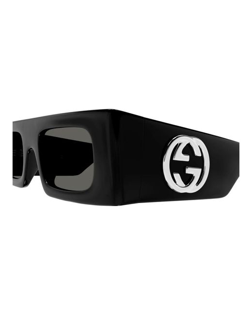 Gucci Black Schwarze sonnenbrille für frauen